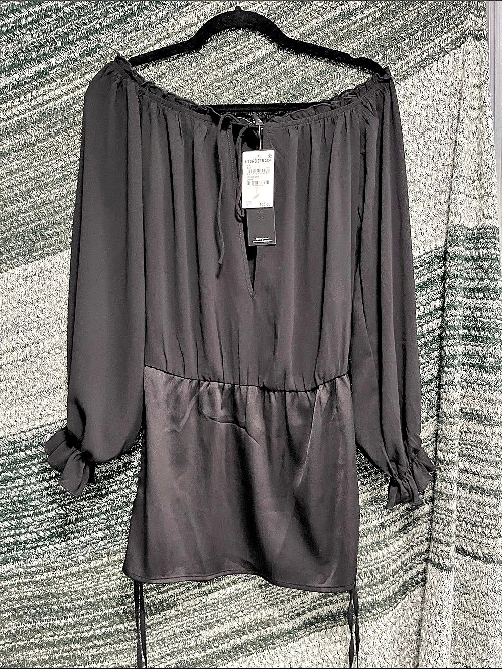 Lioness Black Mini Dress Size XS NWT